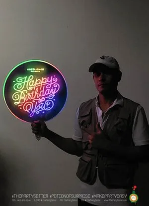 the party setter light sign 14