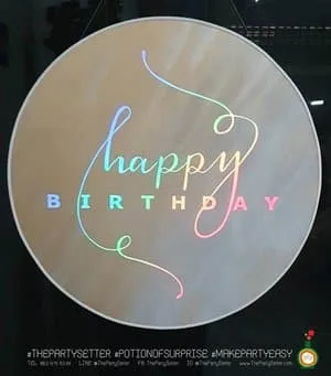 the party setter light sign 15