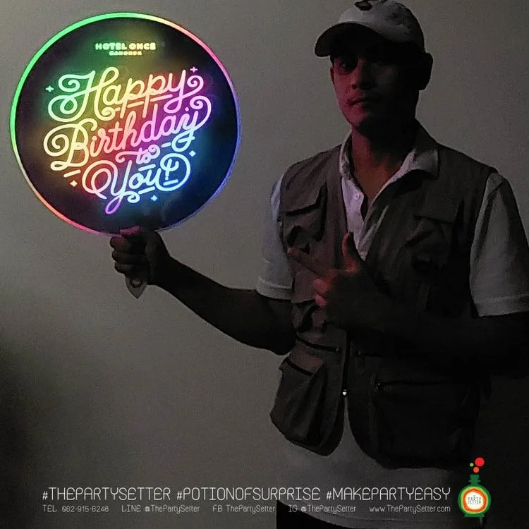 the party setter light sign 8