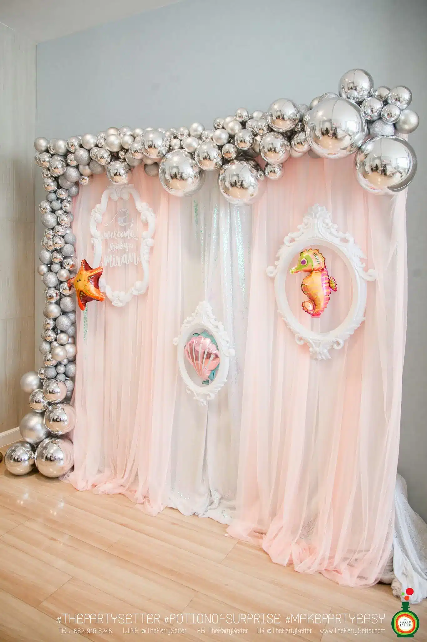 the party setter theme baby shower 3