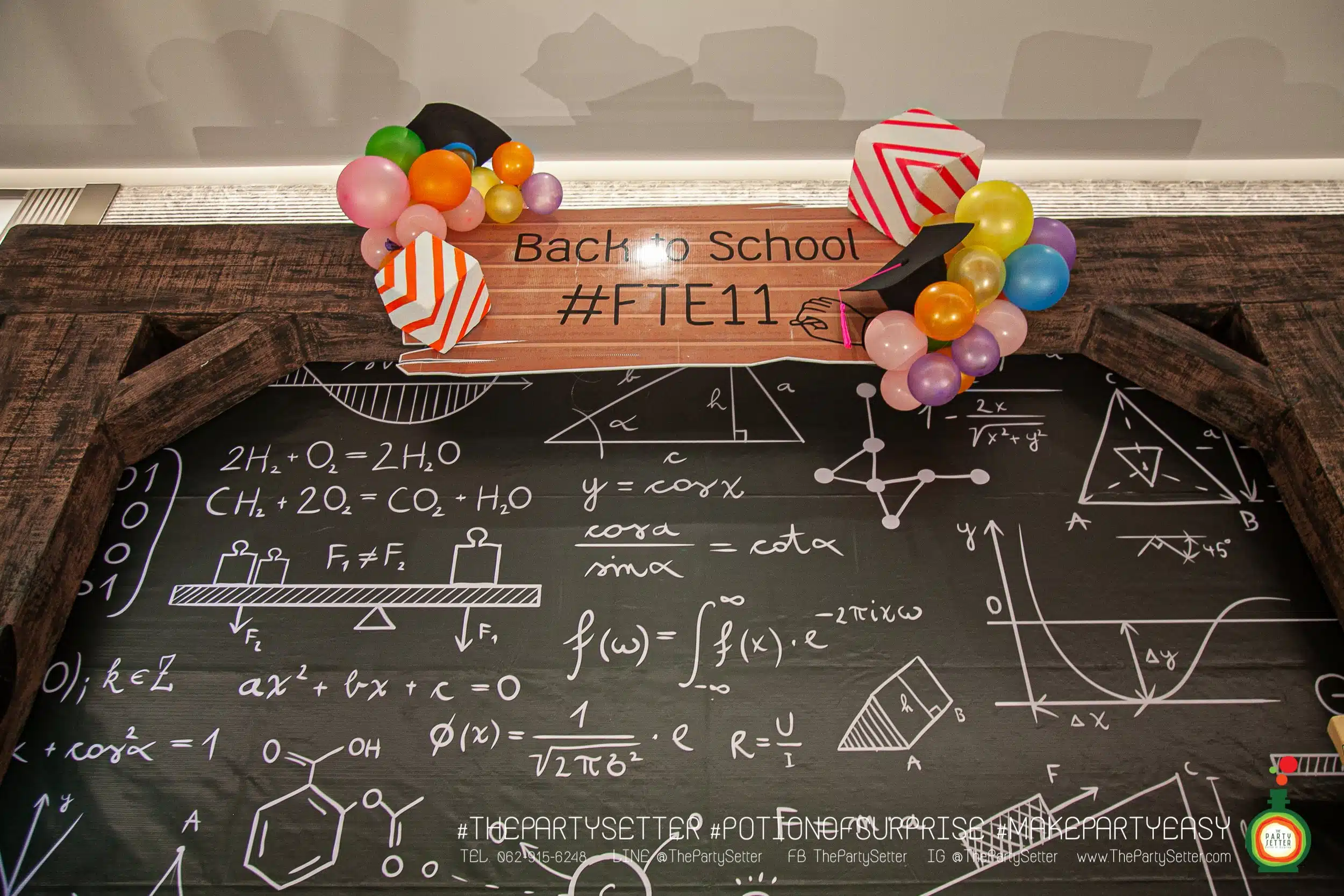 the party setter theme back to school 13