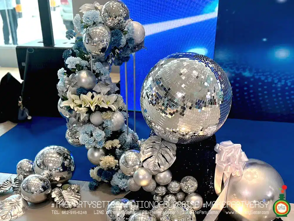 the party setter theme blue bubble 11