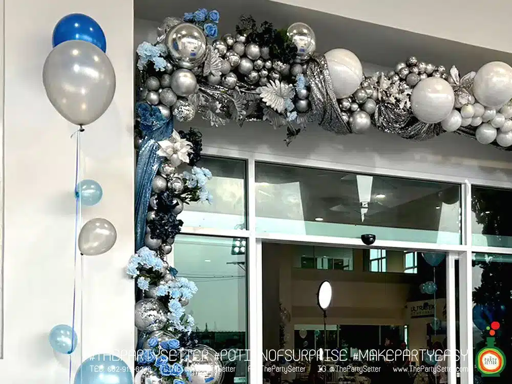 the party setter theme blue bubble 5