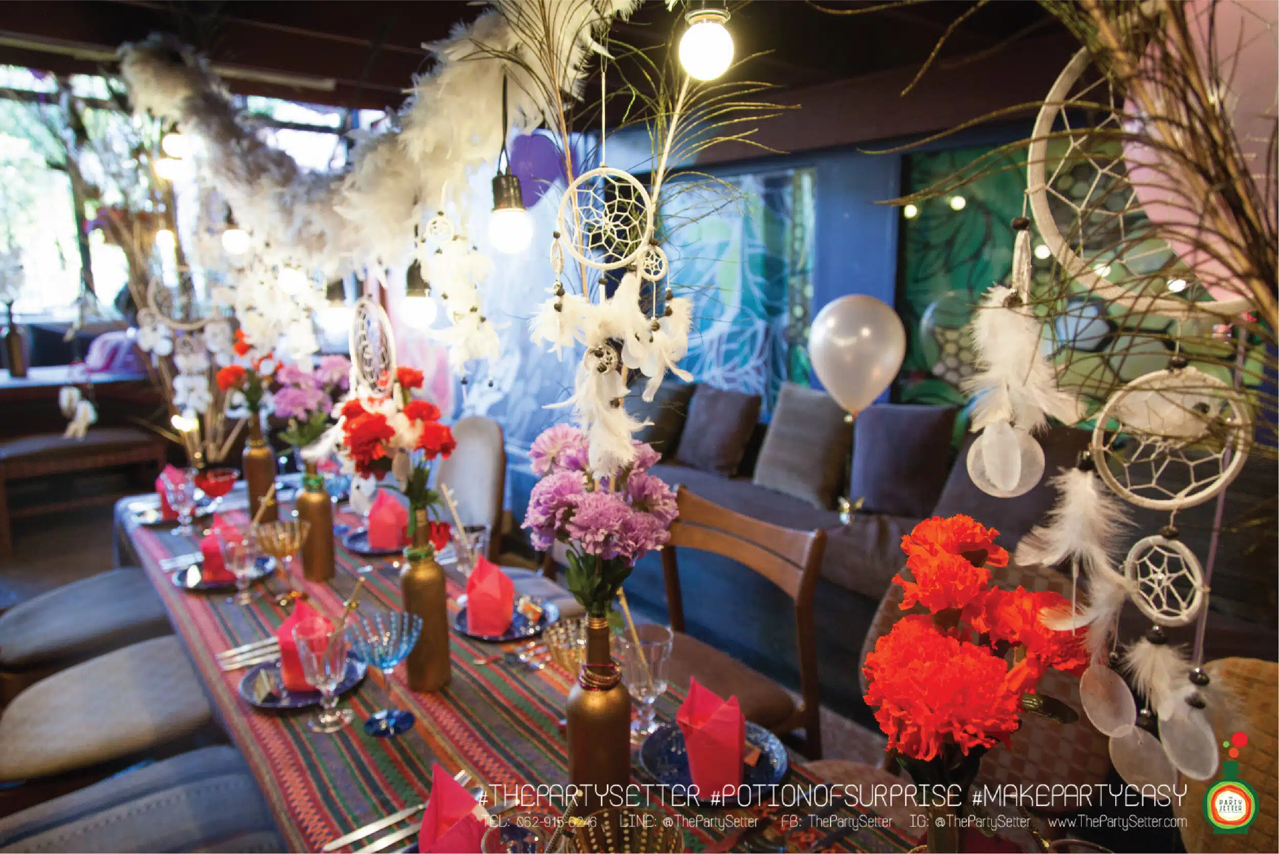 the party setter theme bohemian 17