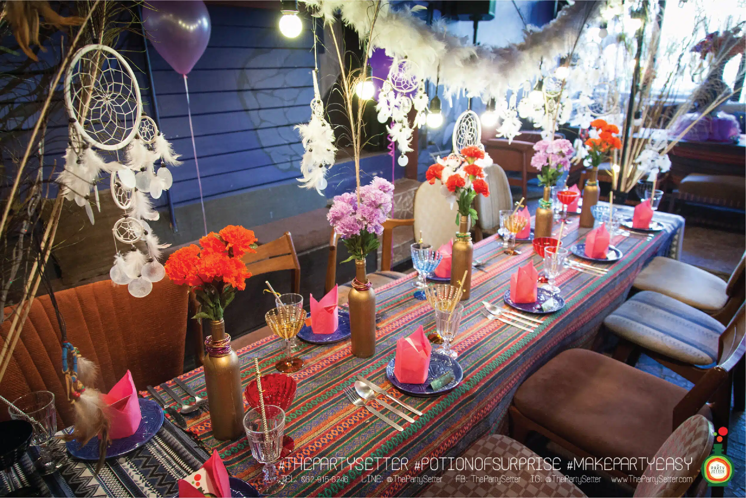 the party setter theme bohemian 19