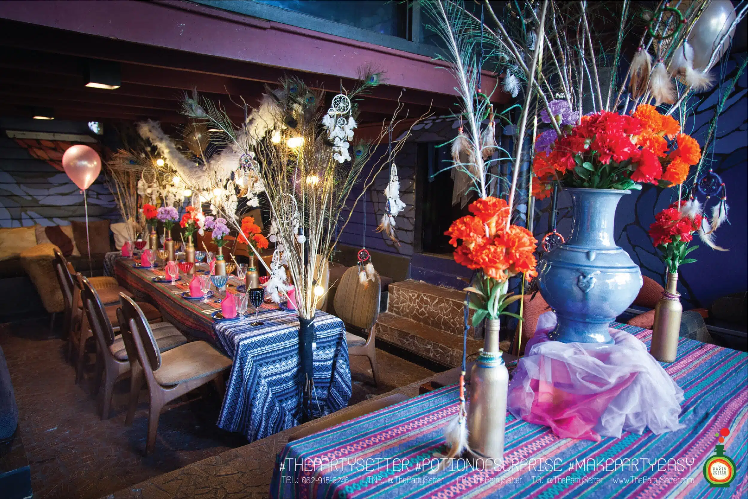 the party setter theme bohemian 21