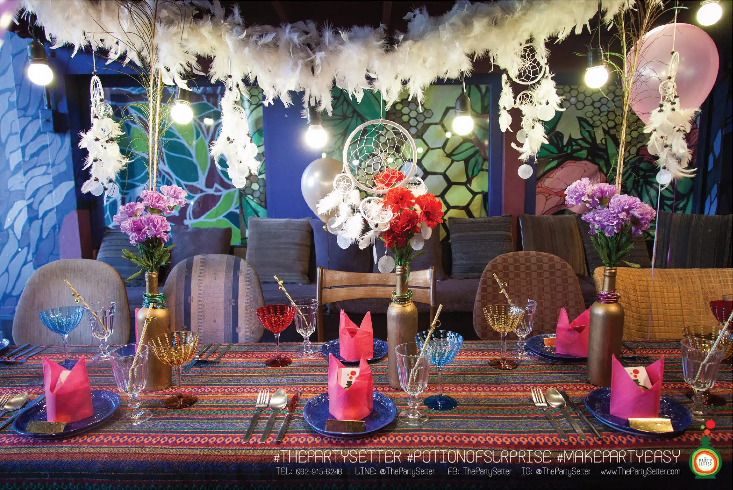 the party setter theme bohemian 5
