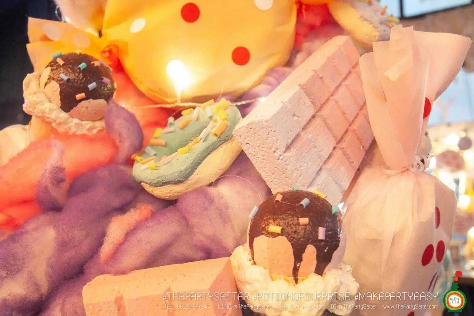 the party setter theme candy 18