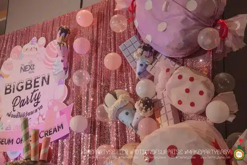 the party setter theme candy 5