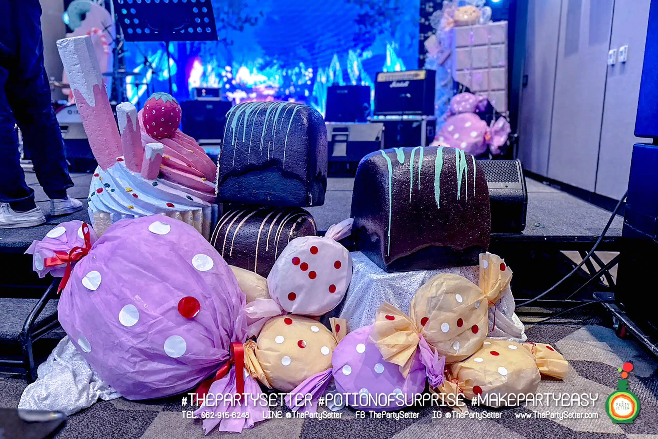 the party setter theme candy 8