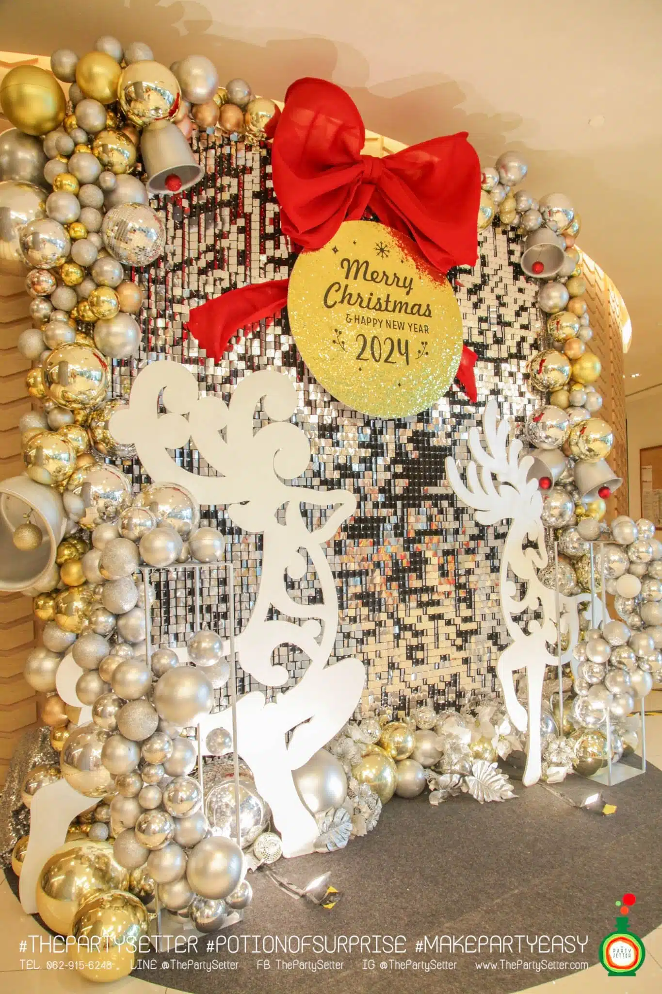 the party setter theme christmas chevron 13