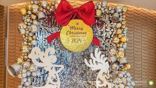 the party setter theme christmas chevron 7