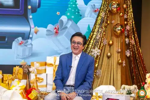 the party setter theme christmas gold 12