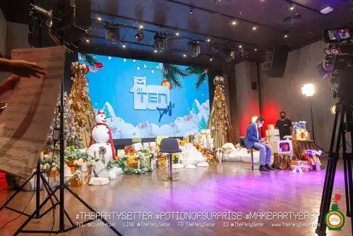 the party setter theme christmas gold 14