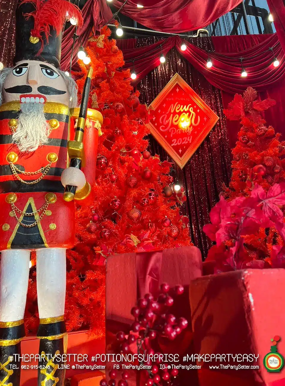 the party setter theme christmas red velvet 5