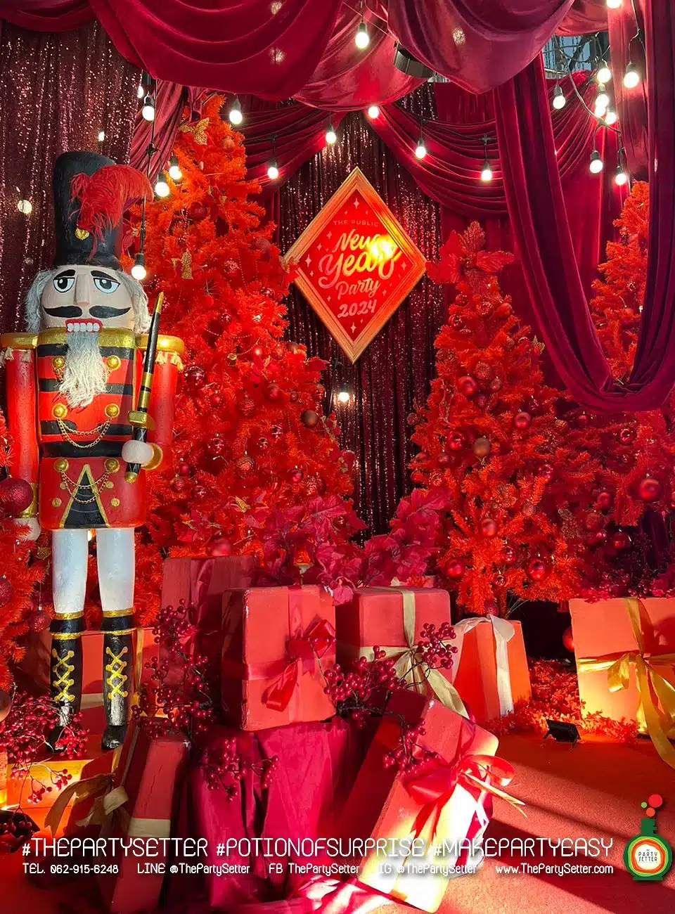 the party setter theme christmas red velvet 8