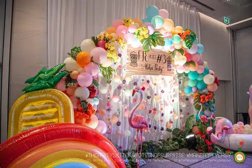 the party setter theme flamingo 2