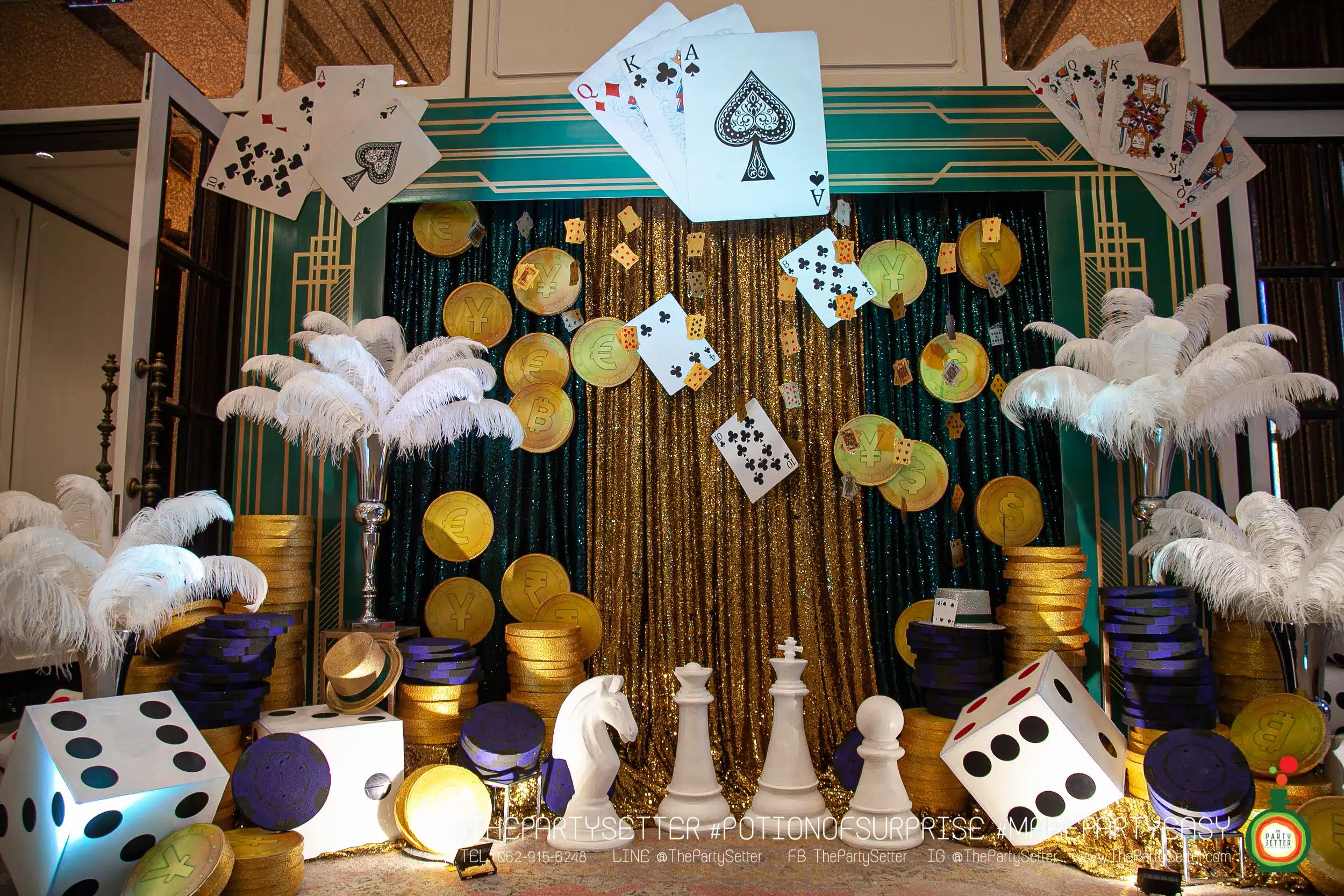 the party setter theme gambling 13