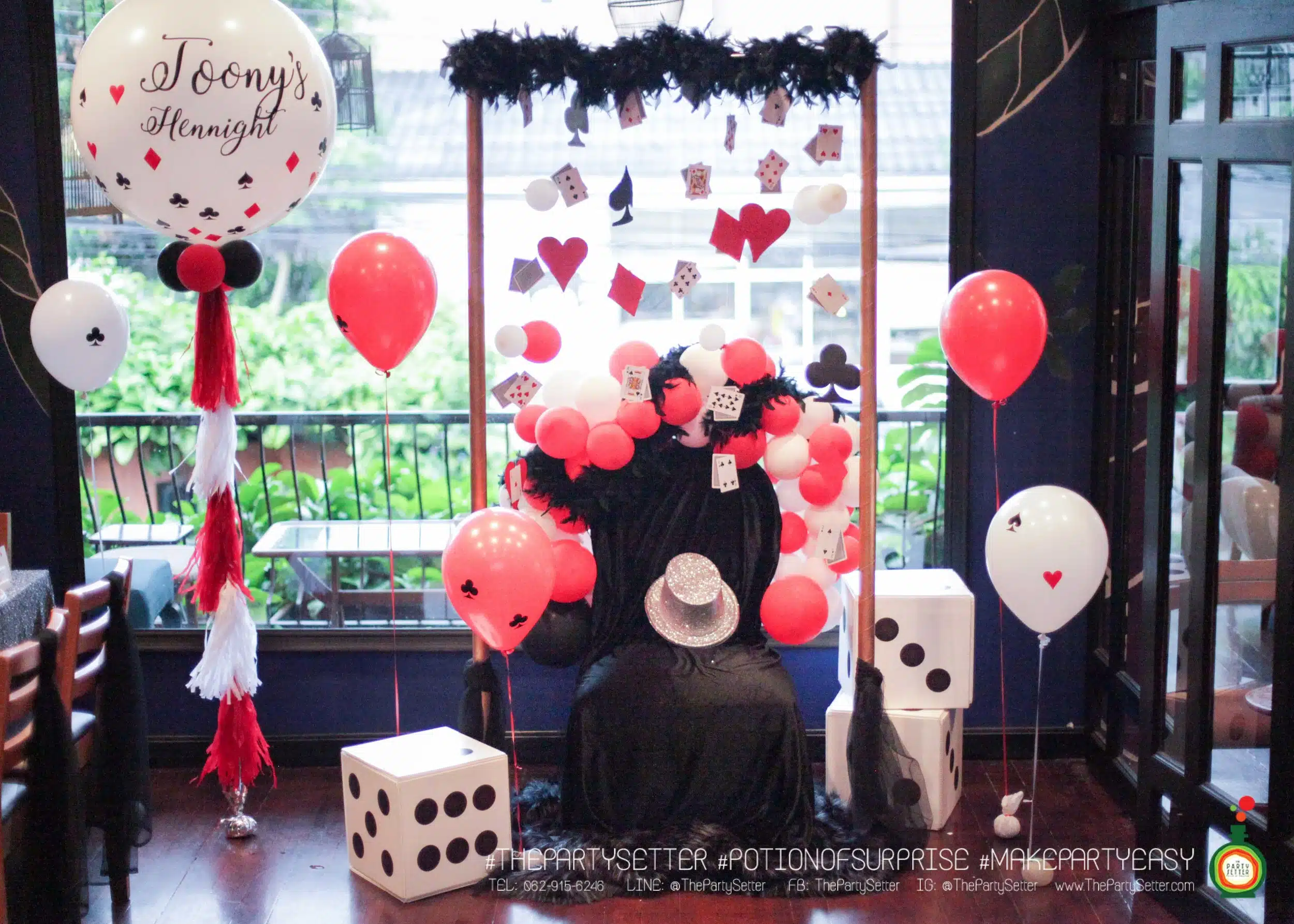 the party setter theme gambling 16