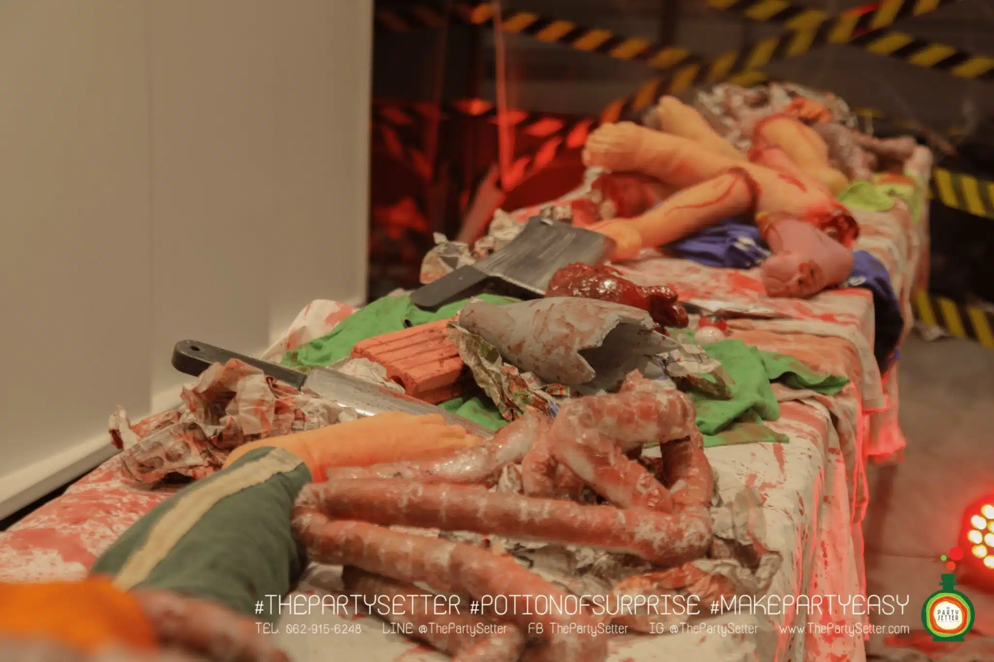 the party setter theme halloween crime scene 1