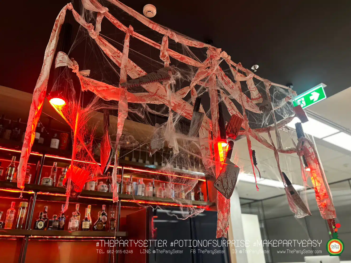 the party setter theme halloween crime scene 10