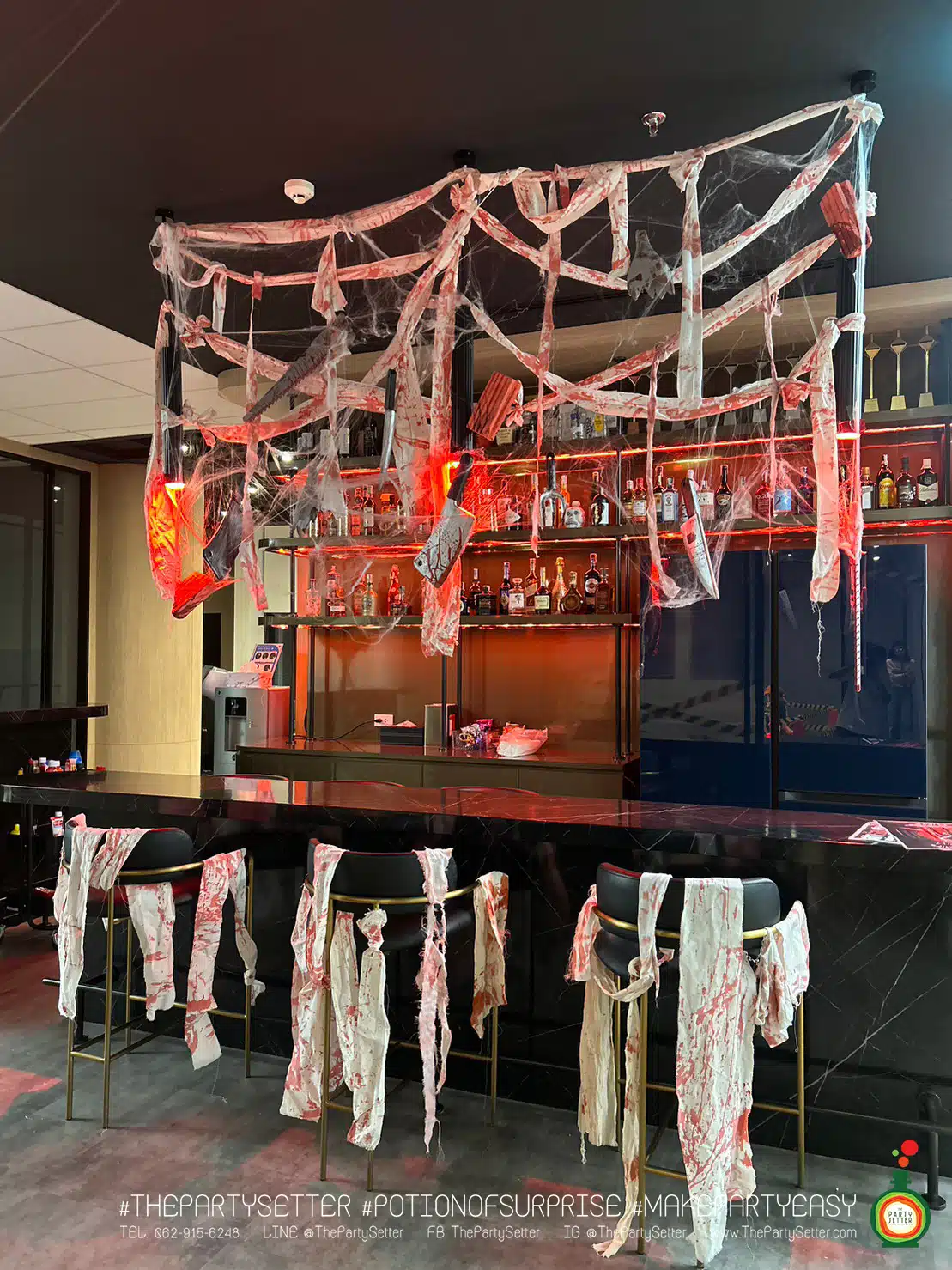the party setter theme halloween crime scene 20
