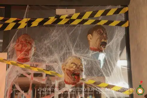 the party setter theme halloween crime scene 4