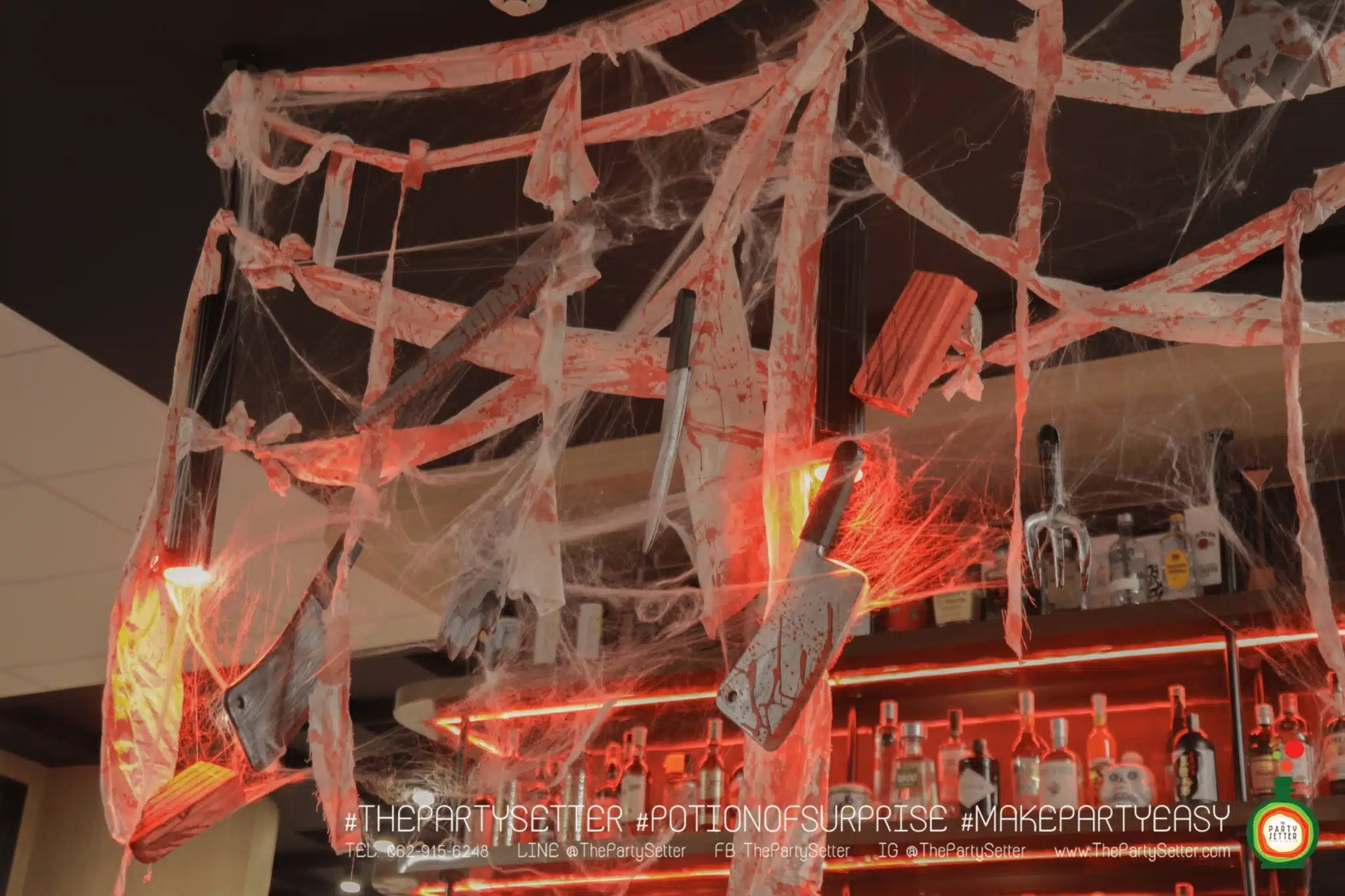 the party setter theme halloween crime scene 8 1