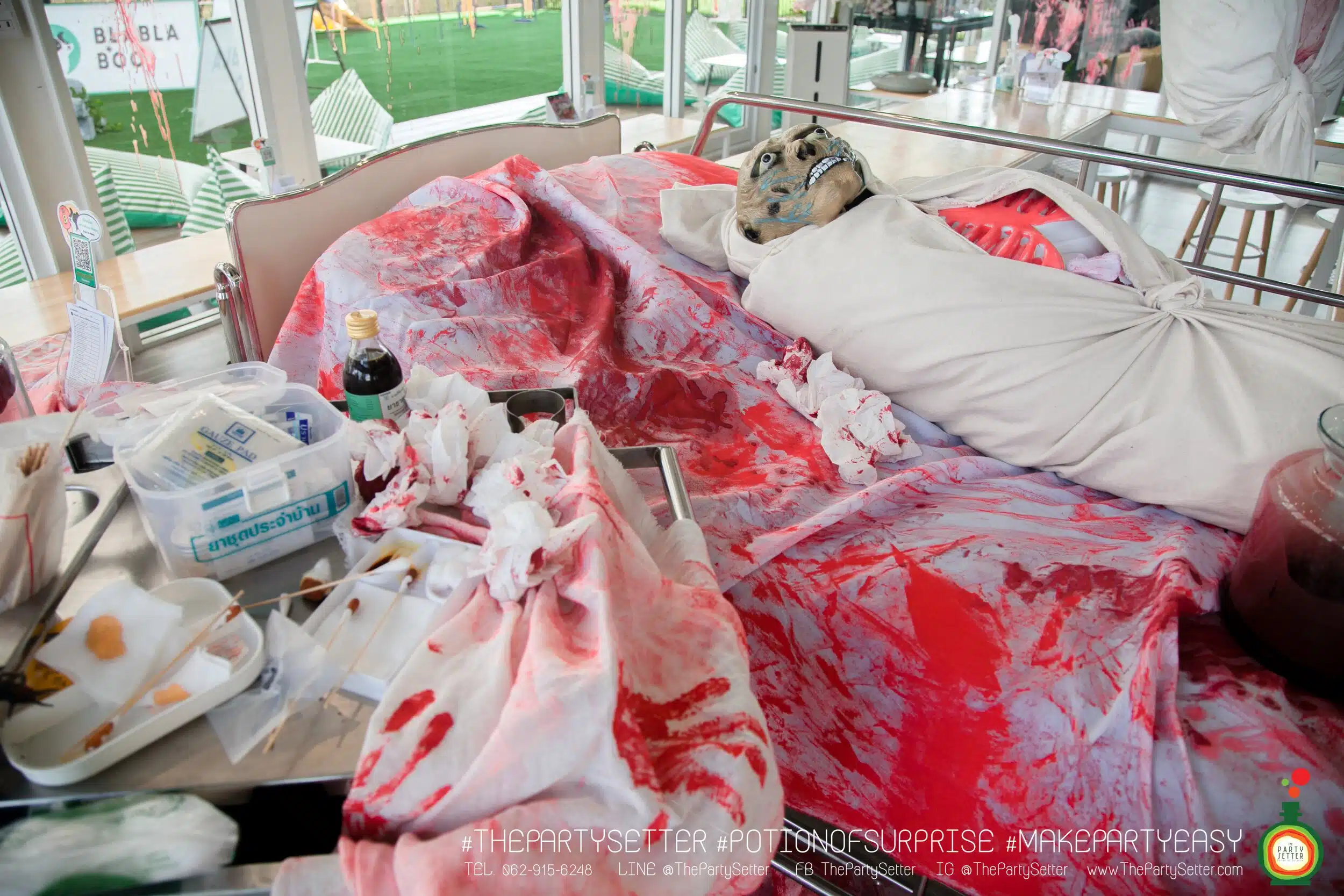the party setter theme halloween haunted hospital 1