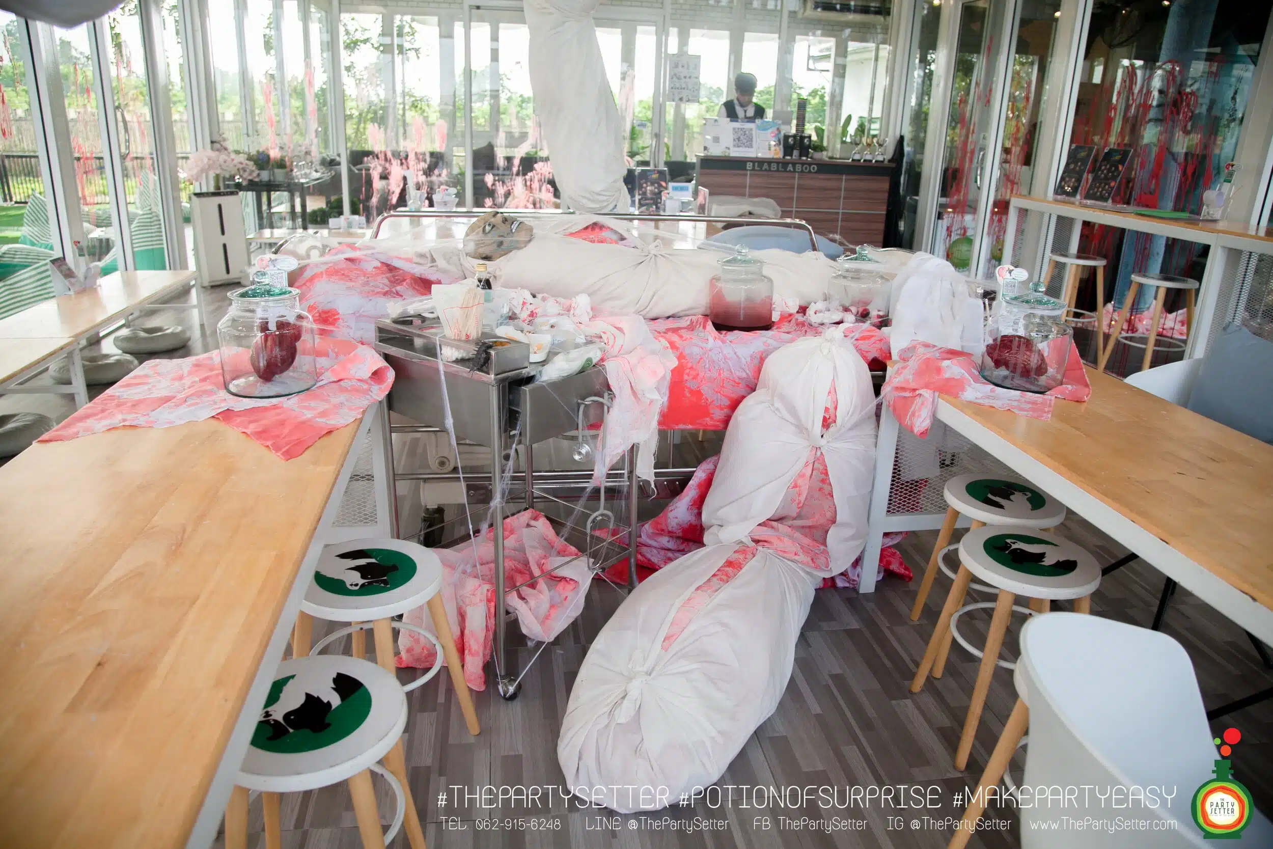 the party setter theme halloween haunted hospital 3