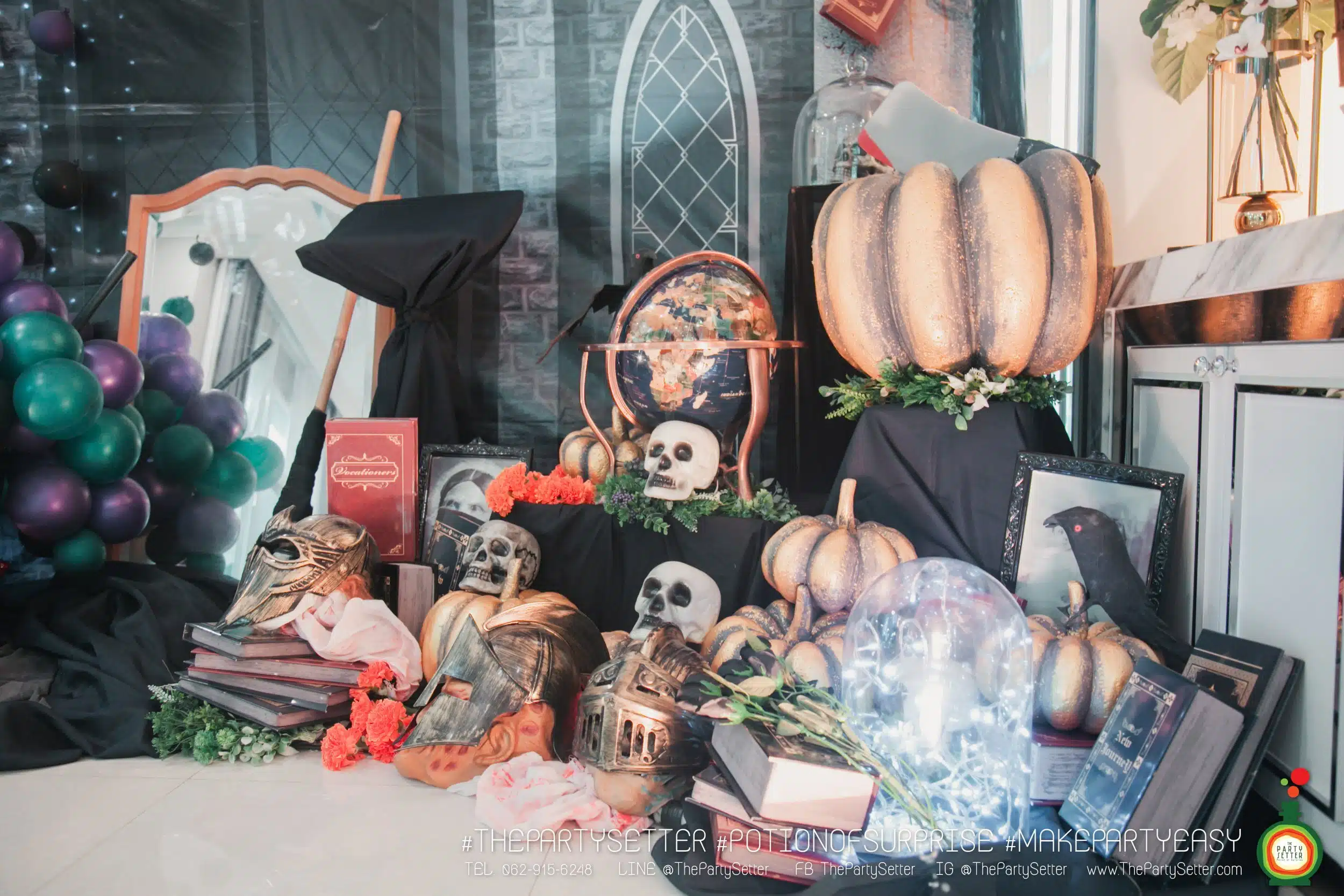 the party setter theme halloween the witch 1