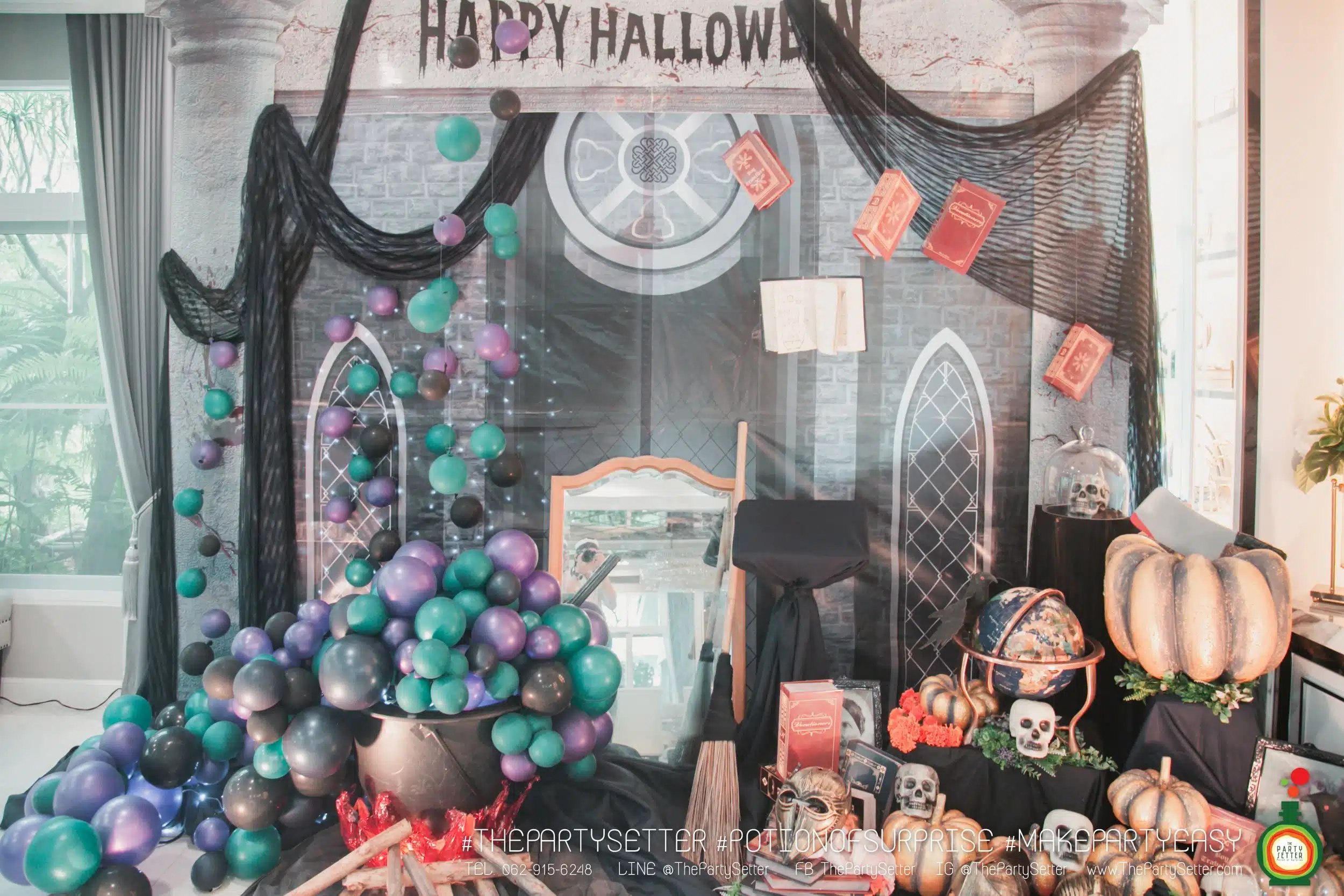 the party setter theme halloween the witch 3