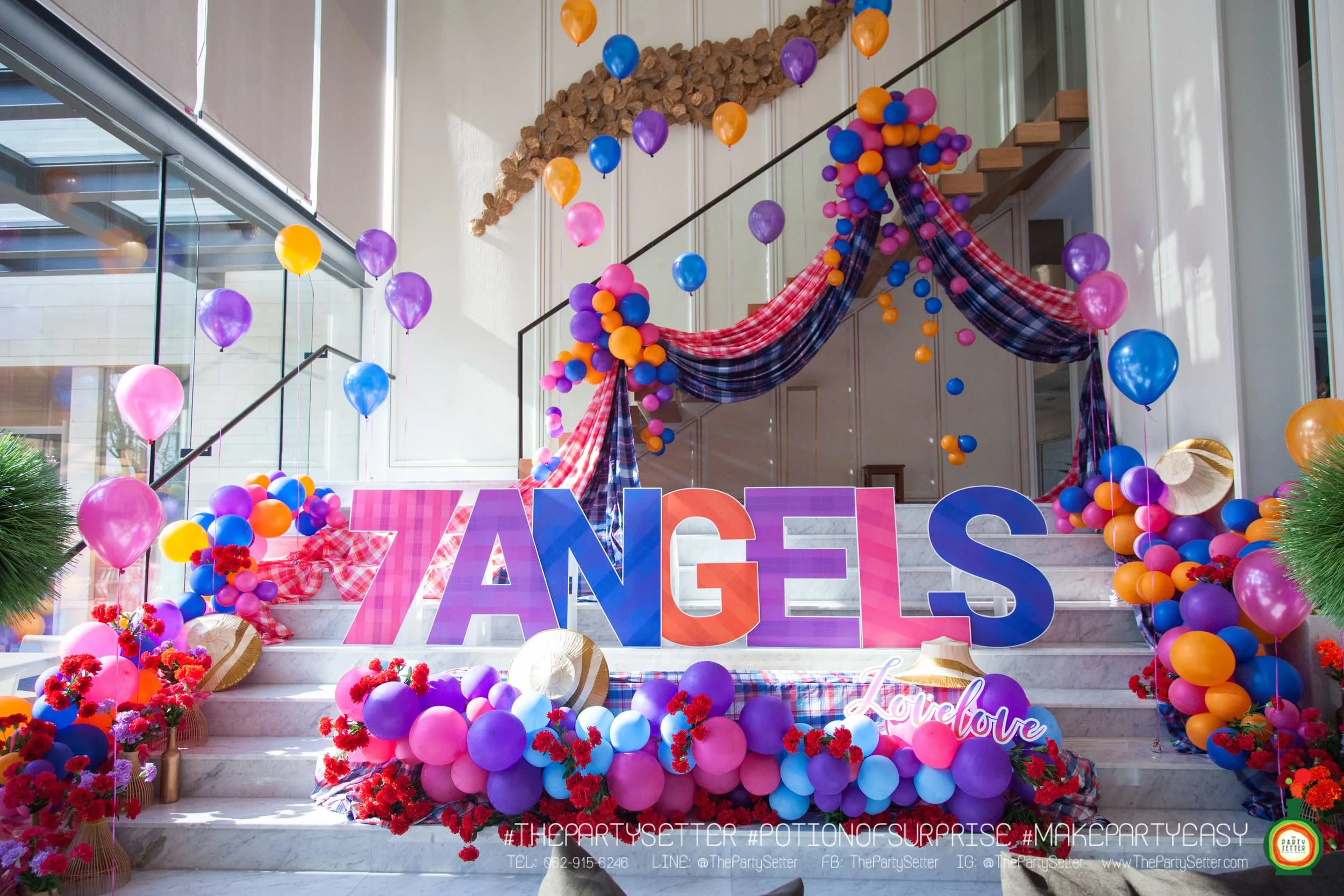 the party setter theme isan odern 1