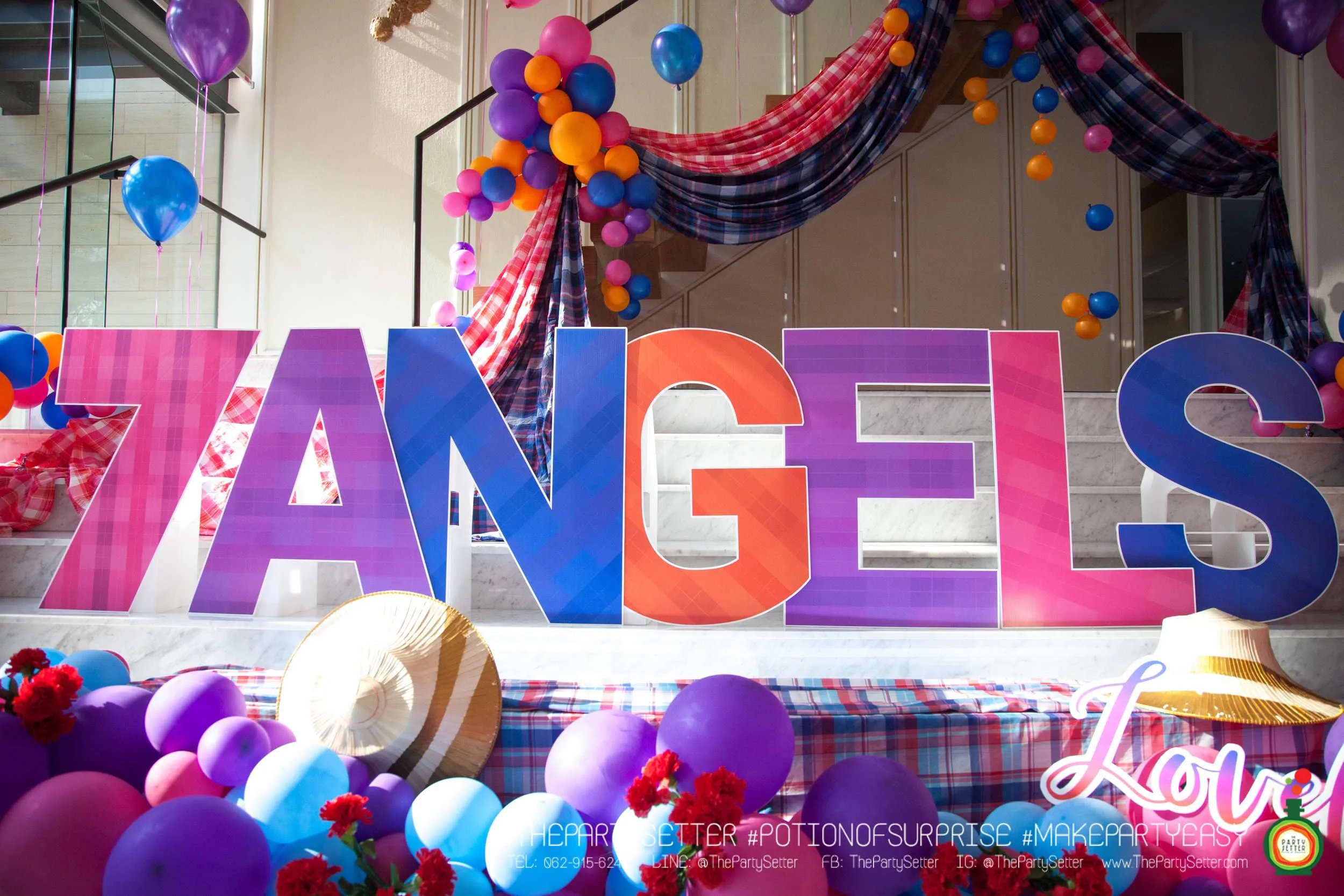 the party setter theme isan odern 11