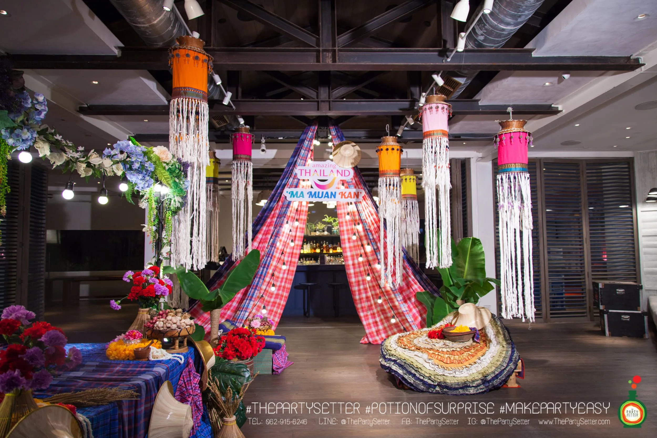 the party setter theme isan odern 17