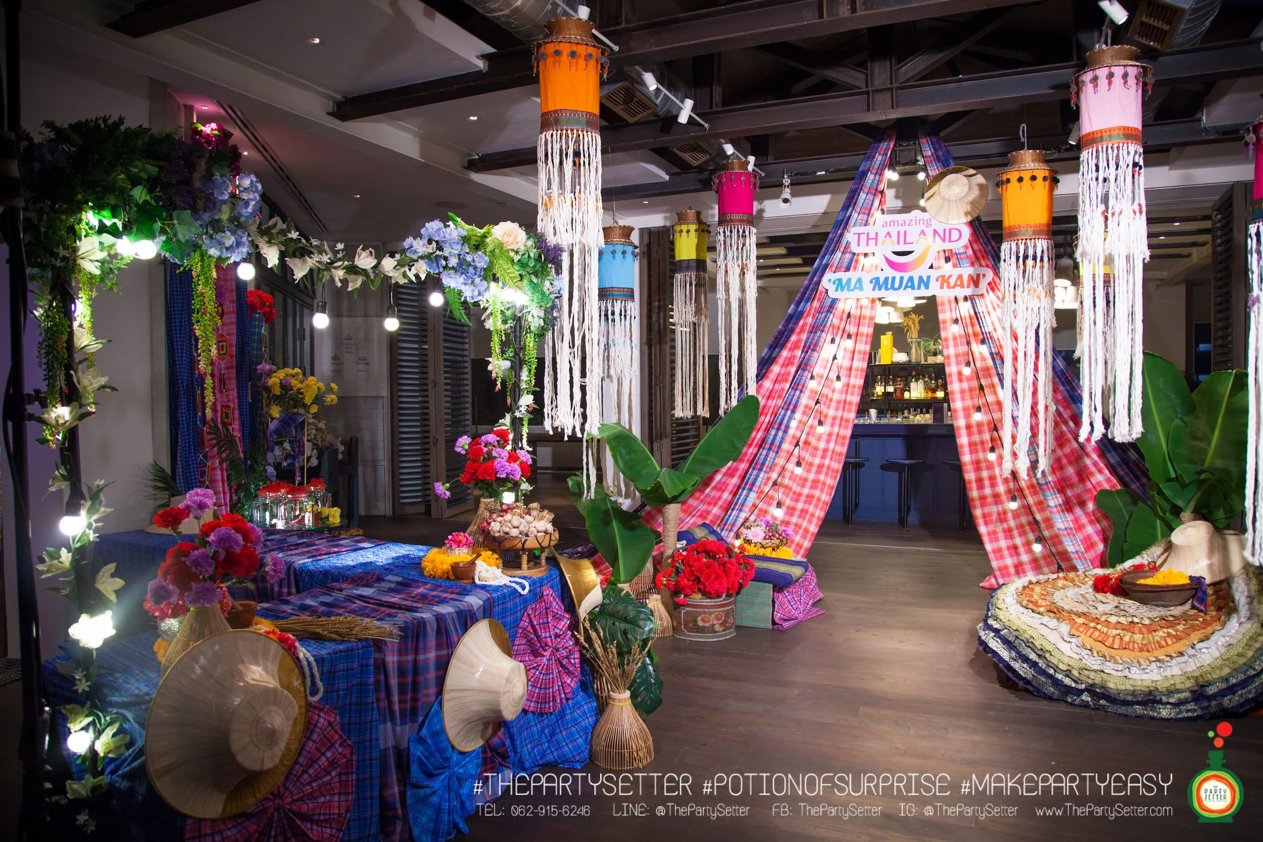 the party setter theme isan odern 19