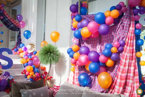 the party setter theme isan odern 6