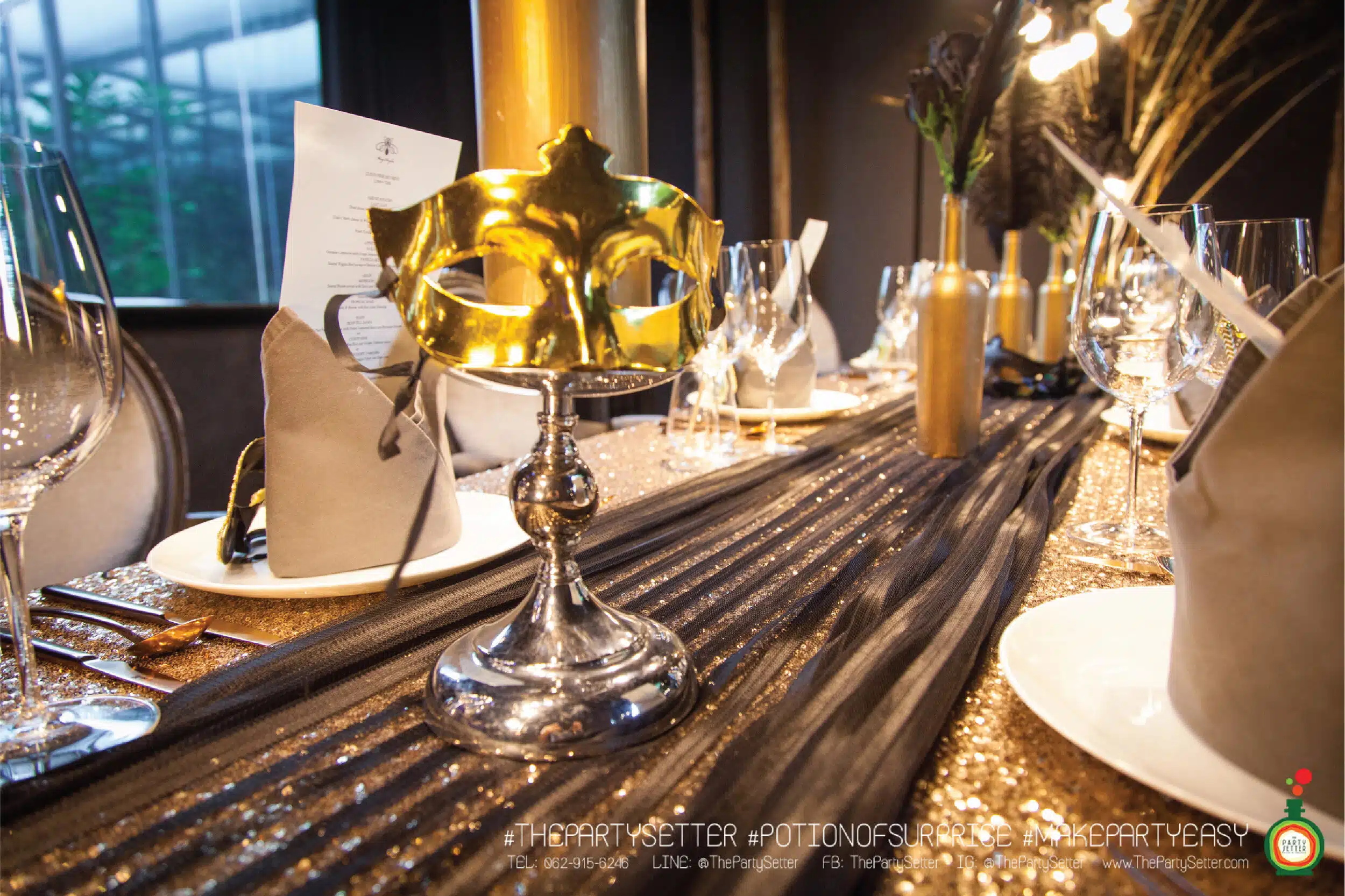 the party setter theme luxury masqerade 13