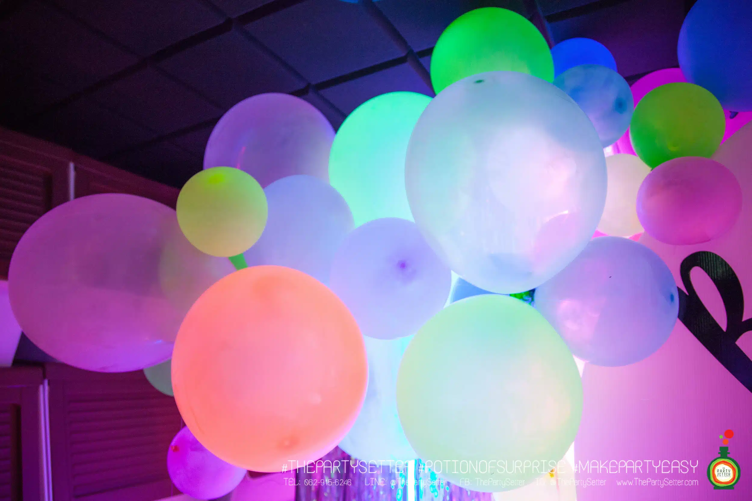 the party setter theme neon 10