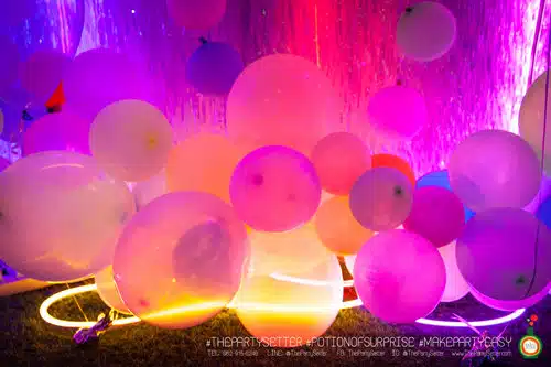 the party setter theme neon 18