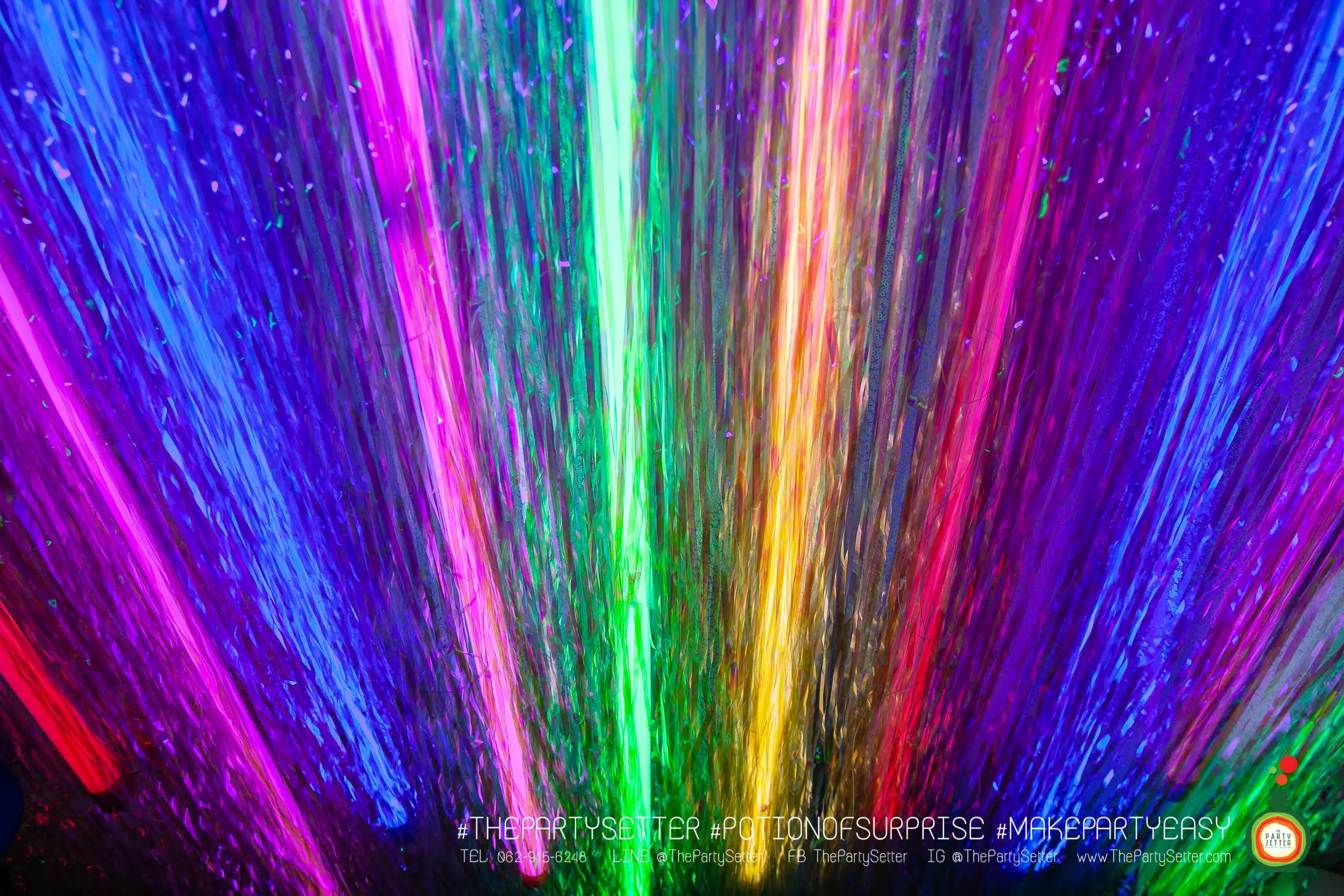 the party setter theme neon 21