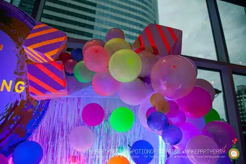 the party setter theme neon 22