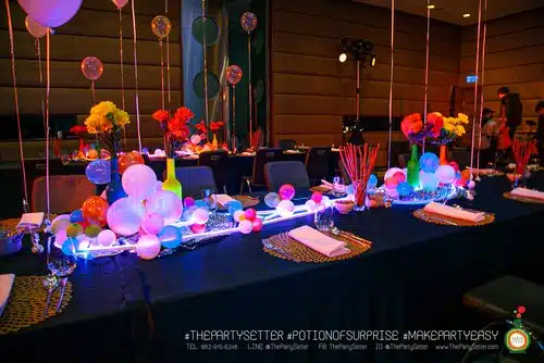 the party setter theme neon 26