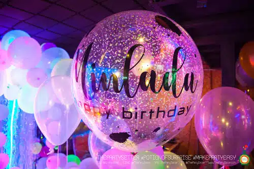 the party setter theme neon 7