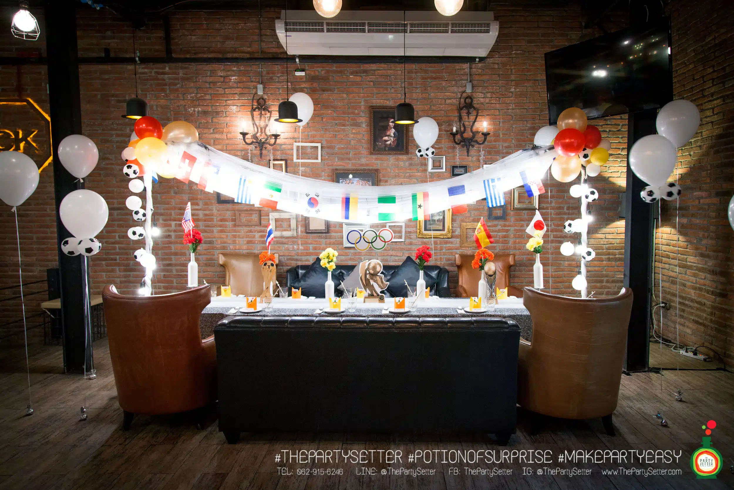 the party setter theme olympic 19