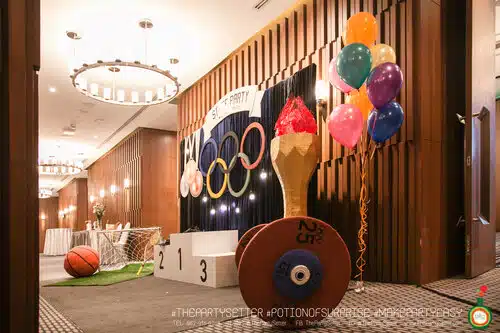 the party setter theme olympic 2