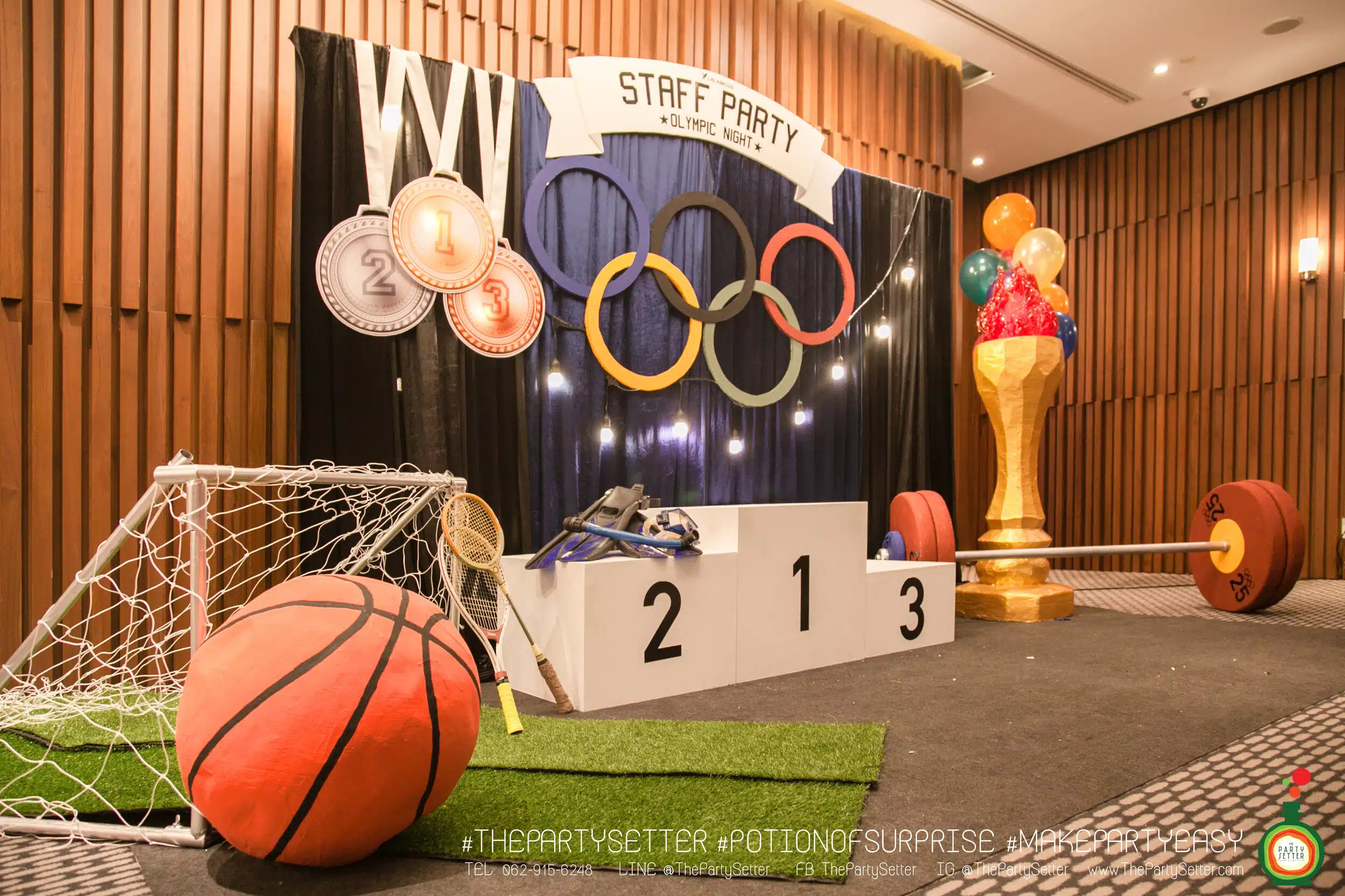 the party setter theme olympic 5