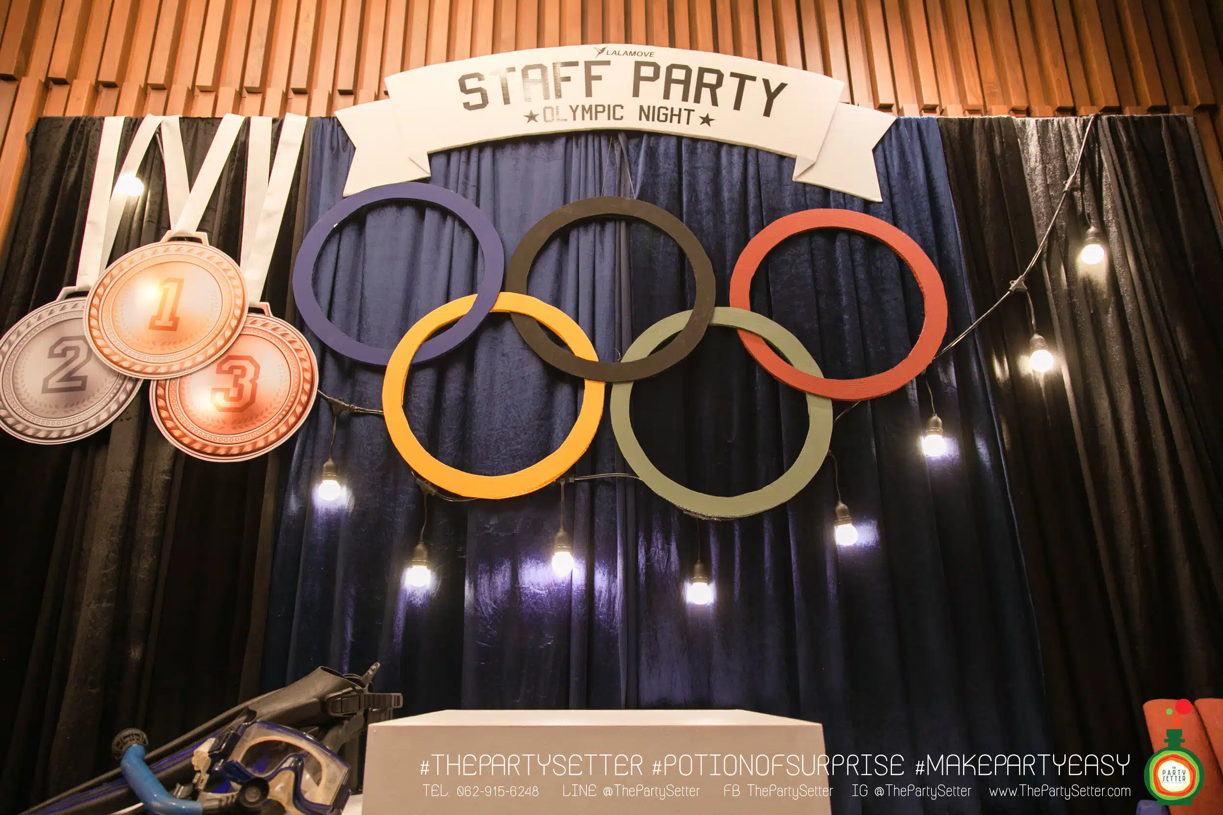 the party setter theme olympic 7