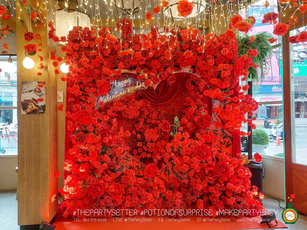จัดธีมวาเลนไทน์ กุหลาบแห่งความรัก