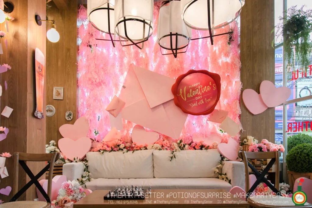 the party setter theme valentine sending love 1
